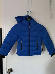 NWTS BOYS ROYAL BLUE SPYDER PUFFER COAT SZ 4 $149 - Picture 1 of 7