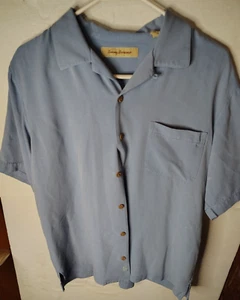 Camicia Tommy Bahama manica corta con bottoni 100% seta taglia M - Foto 1 di 6
