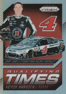 2016 Panini Prizm Qualifying Times Prizms #4 Kevin Harvick