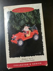 Hallmark '1996 SANTA's 4x4' Here Comes Santa, Andenken Ornament (Weihnachten) - Bild 1 von 4