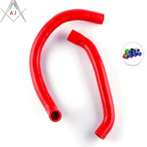 Red For Kawasaki Concours 14 1400 GTR ZG1400 Silicone Radiator Coolant Hoses Kit - Picture 1 of 5