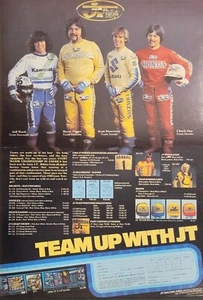 1980 JR Racing Motorcycle Gear Equipment 2pg Print Ad Jeff Ward Tripes Howerton - Picture 1 of 1