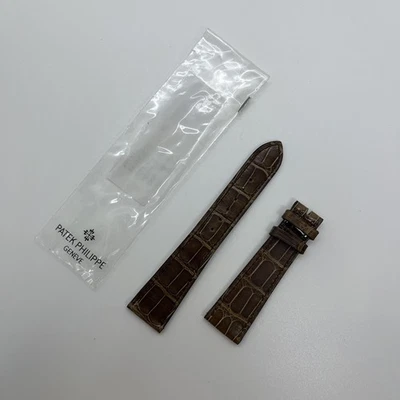 Patek Philippe 21mm x 16mm Brown Alligator Watch Strap Band OEM - Image 1 of 3