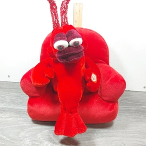 Vintage singende Plüsch Hummer im Stuhl Liege "Jingle Bell Rock" getestet Dan Dee  - Bild 1 von 7