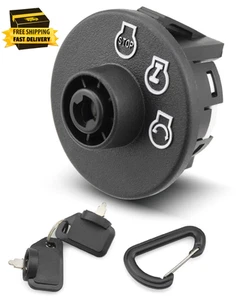 Interruptor de encendido de 5 pines con mosquetón de llave para cortacéspedes Kubota Zero Turn K3011-62110 - Imagen 1 de 6