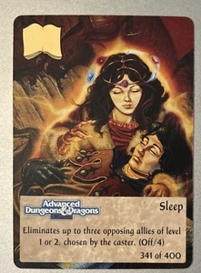 Spellfire CCG Common Card Sleep - 1st Edition 341 of 400 - Picture 1 of 1