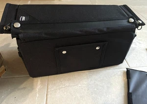 Car Vehicle Storage Black Organizer Collapsible with Adjustable Dividers in seat - Foto 1 di 14