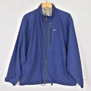 Chaqueta Rohan Azul Marino Journeyman Talla Grande Ligera Embalable Exterior Abrigo Años 90 - Imagen 1 de 5
