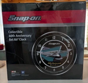 Snap-On SSX17P122 Collectible 60th Anniversary Bel Air Clock - New & Sealed  - Picture 1 of 11