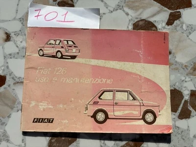 Libretto uso e manutenzione FIAT 126 - 10/1973 - con inserto - Originale - Immagine 1 di 4