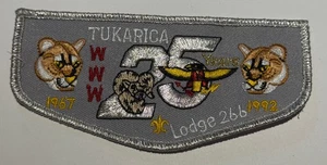 OA Lodge 266 Tukarica 25 aniversario 1992 Idaho Flap Boy Scout DC4 - Imagen 1 de 1