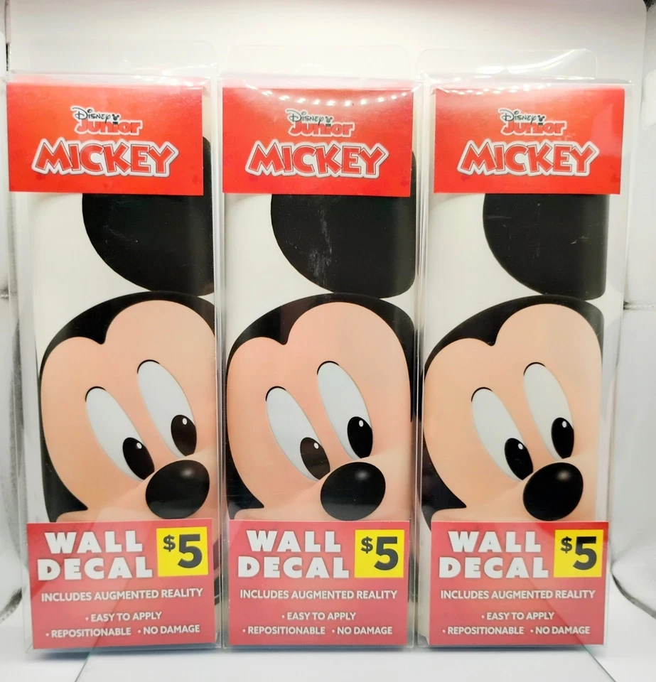Disney Mickey Mouse Wall Decal Augmented Reality Action Reusable Decal (LGT)