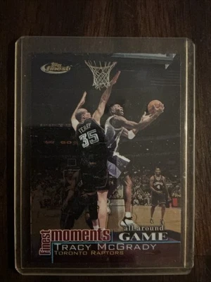 2000 Topps Finest - Finest Moments Tracy McGrady #FM-TM Refractor - Image 1 of 2