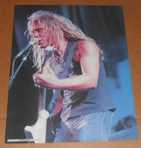 Metallica 1988 Vintage Poster 2-Sided 21x16 James Hetfield - Picture 1 of 3