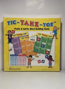 Tic-Take-Toe Prefix & Suffix Word Building Game by Really Good Stuff - Picture 1 of 4
