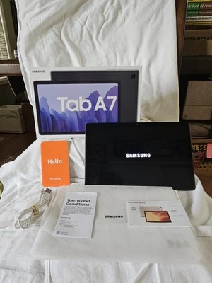 2020 Samsung Galaxy Tab A7 10.4" Screen SM-T500NZAAXAR DARK GRAY - Image 1 of 4