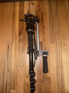 Manfrotto 6080B / Einbeinstativ Bogen 3063 Head / Vanizoom - Bild 1 von 9