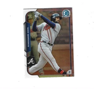2015 Bowman Chrome Refractors #146 Nick Markakis /499 Atlanta Braves - Bild 1 von 2