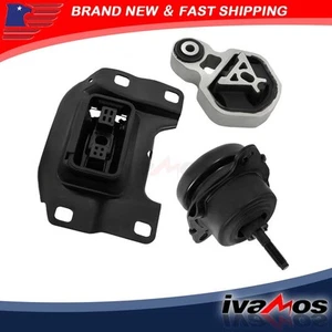 Set of 3 Engine Trans Mount Kit For Ford Explorer 2.0L 12-15 A5634 A5612 A5614 - Bild 1 von 12