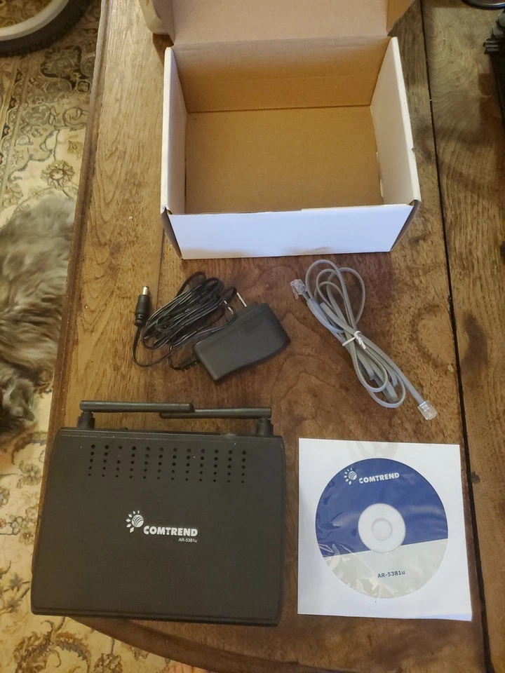 Comtrend AR-5381u Wireless ADSL2 Router W/ Power Adaptor: Pre-Owned, very good - Image 1 of 1