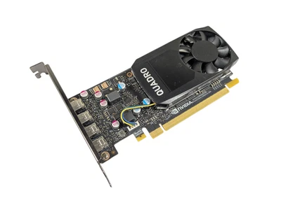 PNY VCQP620ATX Quadro P620 2GB GDDR5 PCIe Quad Mini DP Full Height Graphics Card - Image 1 of 4