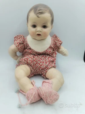 BAMBOLA CELLULOIDE ANNI 30 GERMANIA - Immagine 1 di 4