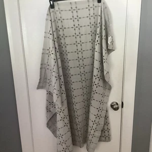 Pottery Barn Table Cloth 50x50,Runner 18x108,7 Napkins 20x20 Gray - Picture 1 of 6