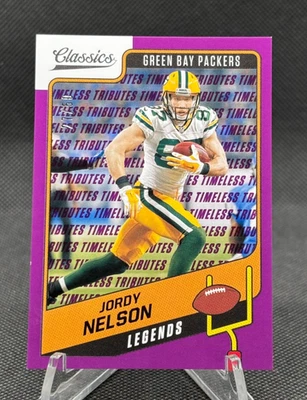 2021 Panini Classics Jordy Nelson 27/50 Purple Timeless Tributes #102 Packers - Imagem 1 de 2