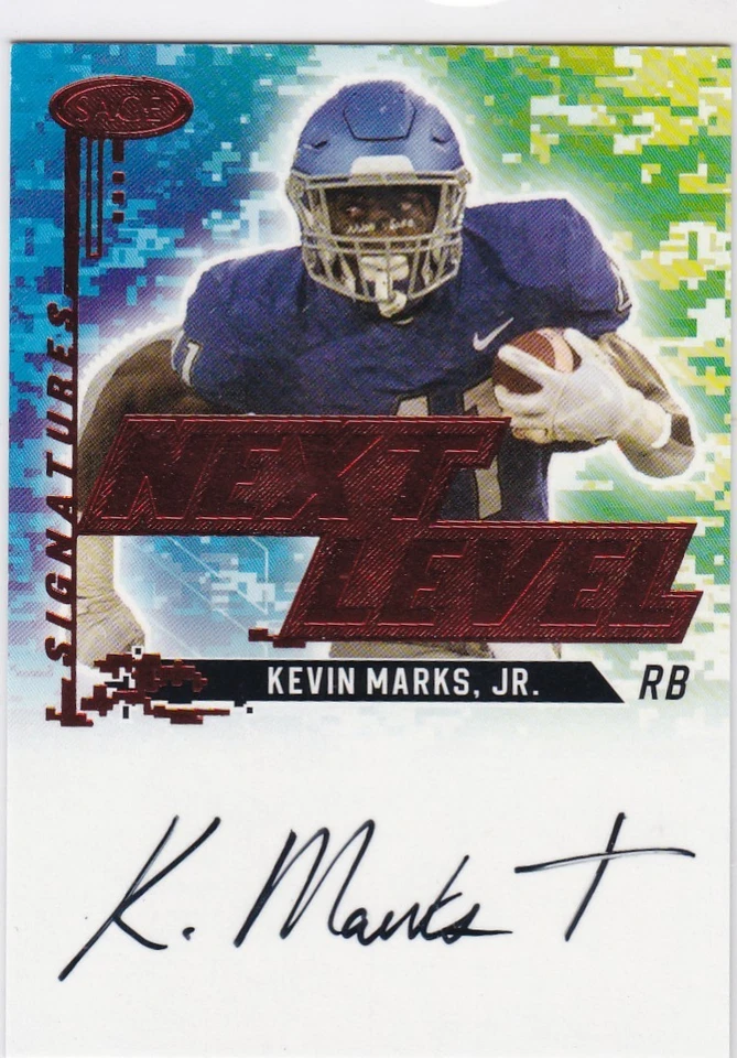 2022 SAGE Low Series Next Level Signatures Red Kevin Marks #NLS-KMJ AUTOGRAPH - Image 1 of 1