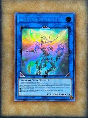 Yugioh Black Luster Solider - Soldier of Chaos GFTP-EN132 Ghost Rare 1st Ed NM - Image 1 of 2