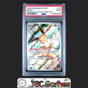 Eevee SVP #173 Prismatic Evolutions ETB PSA 9 - Imagen 1 de 2