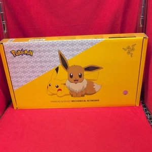 Razer x Pokémon Eevee BlackWidow TKL Keyboard Green Switch Wired Rare New - Picture 1 of 24