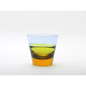 sghr SUGAHARA DUO Old Amber DU-16A 230ml Bicchiere Forma Fatto a Mano Giappone F/S - Foto 1 di 5