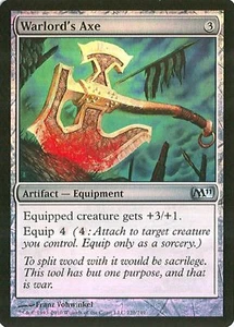 MTG - M11 - Warlord's Axe - Foil - NM - Picture 1 of 1