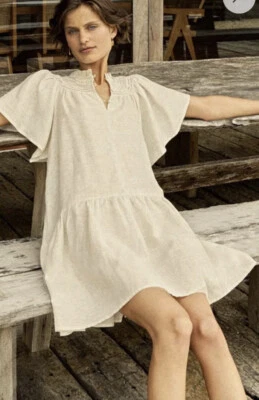 Vestido Zoe Scratchmann Signal Mezcla Lino Talla 3 (16) Usado Foto 1 de 4