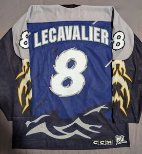 Rare Vintage VINCENT LECAVALIER rookie TAMPA BAY LIGHTNING Storm JERSEY CCM - Picture 1 of 14