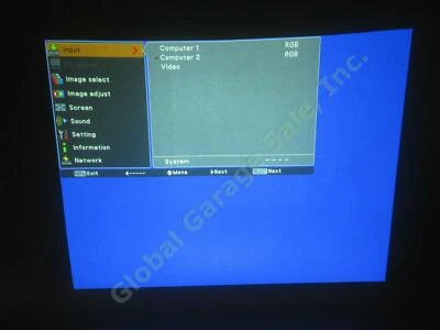Elmo LCD Projector CRP-22 1024x768 2200 Lumens Only 206 Lamp Hours! Working! NR - Image 1 of 4
