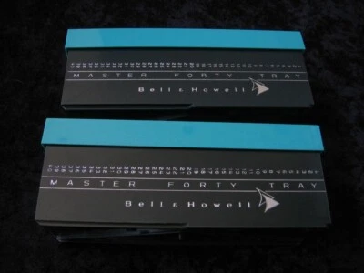 Bell and Howell slide tray hold 40 slides. Marketed as Micro-Mount and/or Master - Image 1 of 4
