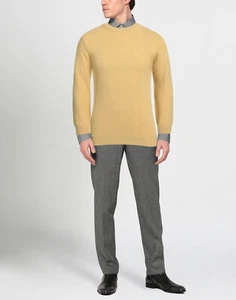 RRP €310 DANIELE FIESOLI Cashmere Jumper Size S Thin Crew Neck Made in Italy - Picture 1 of 6