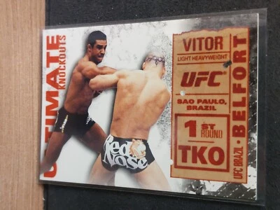Vitor Belfort Wanderlei Silva UKO-24 2013 Topps UFC Knockout Ultimate Knockout - Image 1 of 2