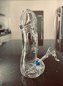 Cachimba filtro agua vidrio bong pene masculino 7,5" - Imagen 1 de 8