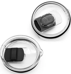 2 Pc 30oz Magnetic Slider Tumbler Replacement Lid for Yeti Rambler/Ozark Trail - Picture 1 of 13