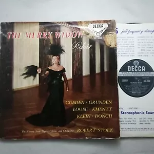 Decca 2 LP set SXL 2022-3 WB ED1: Lehár - The Merry Widow / Gueden / Stolz - Foto 1 di 4