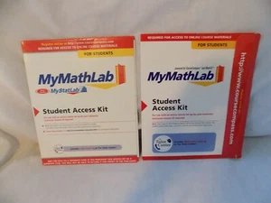lot of (2) MyMathLab Student Access Kit for Students The Tutor Center 2005/2006 - Picture 1 of 5