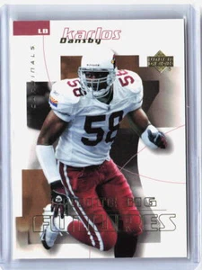 2004 Upper Deck Finite #163 Karlos Dansby HG Futures RC #'d /275 - Foto 1 di 2