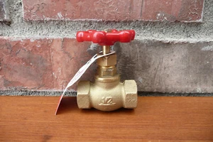 NEU ~ PROLINE 1/2" ABSPERRSCHIEBER ~ 200 PSI MESSINGGEWINDE - Bild 1 von 7