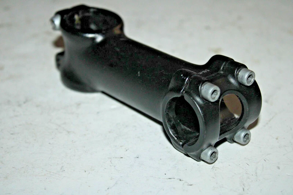 Bike Stem 1 1/8" Treadless 100mm 9º Rise 25.4mm Black MTB Touring USA Shipper - Image 1 of 4
