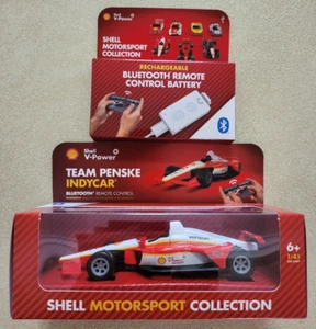 Shell Team Penske Indycar Die Cast Car + Bluetooth Remote Battery Pack - NEW - Bild 1 von 6