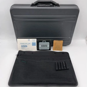 ZERO HALLIBURTON Aluminum Attaché Case Dial Lock Vintage 17.7 × 13.4 × 3.1 in - Picture 1 of 20