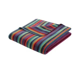 Cawö Decke Wohndecke Lifestyle Streifen, Farbe multicolor dunkel 84, 150x200cm - Bild 1 von 4